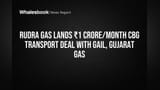Rudra Gas Lands ₹1 Crore/Month CBG Transport Deal with GAIL, Gujarat Gas