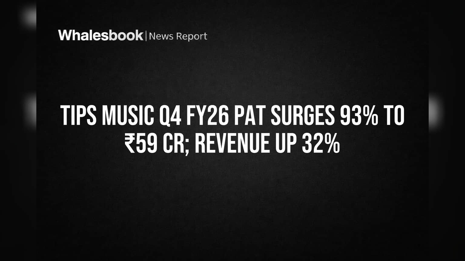 Tips Music Share Price: निवेशकों की बल्ले-बल्ले! मुनाफा **93%** चढ़ा, **₹13** का डिविडेंड ऐलान