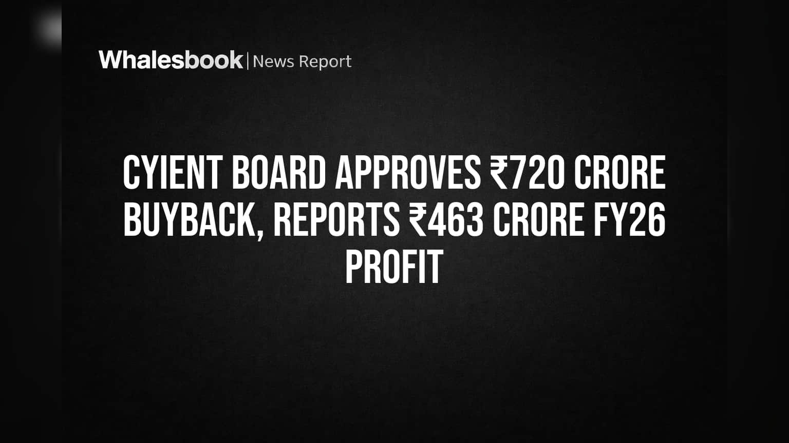 Cyient: गुंतवणूकदारांना मोठा दिलासा! ₹720 कोटींचा Share Buyback मंजूर, FY26 मध्ये ₹463 कोटींचा जबरदस्त नफा