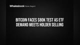 Bitcoin $80,000 ના લક્ષ્યાંક પર: ETFની માંગ સામે હોલ્ડર્સનું દબાણ, શું ભાવ વધશે?