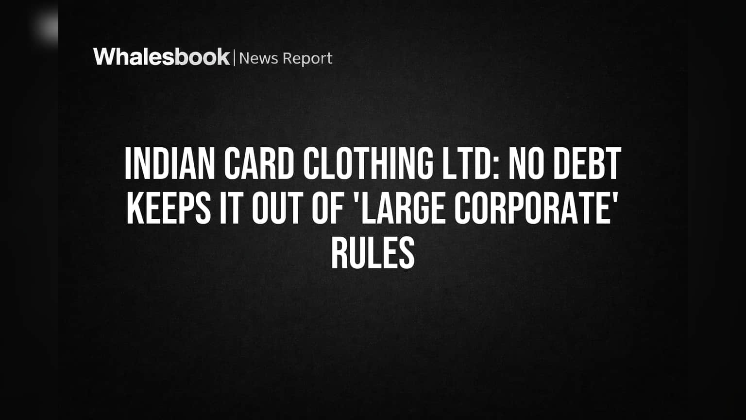Indian Card Clothing: கடன் இல்லை, 'பெரிய கம்பெனி' இல்லை! SEBI விதிமுறைகள் பற்றி முக்கிய அறிவிப்பு
