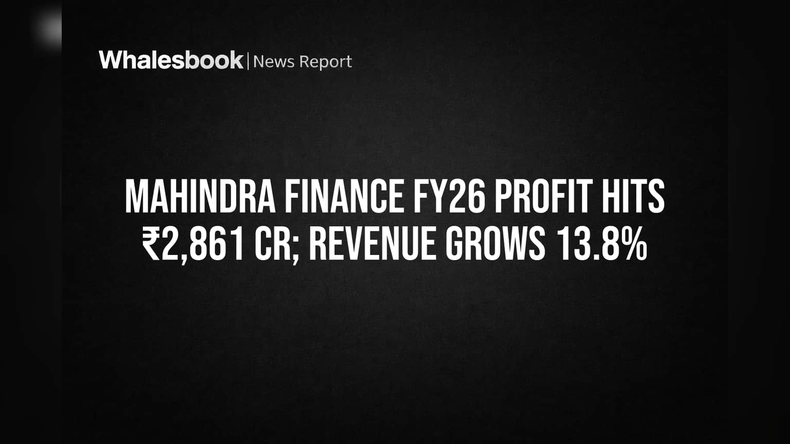 Mahindra Finance: शेअर बाजारात तुफानी तेजी! FY26 मध्ये ₹2,861 कोटींचा प्रचंड नफा, गुंतवणूकदारांची लॉटरी!