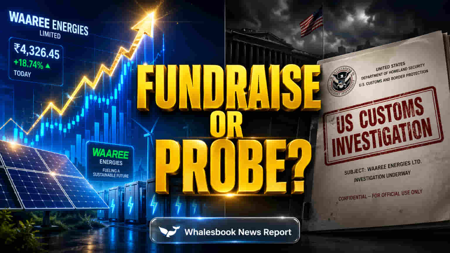 Waaree Energies: विस्तार की तणाव? बोर्ड मीटिंगमध्ये फंडरेजिंगवर निर्णय, पण अमेरिकेकडून तपासणीचा धोका
