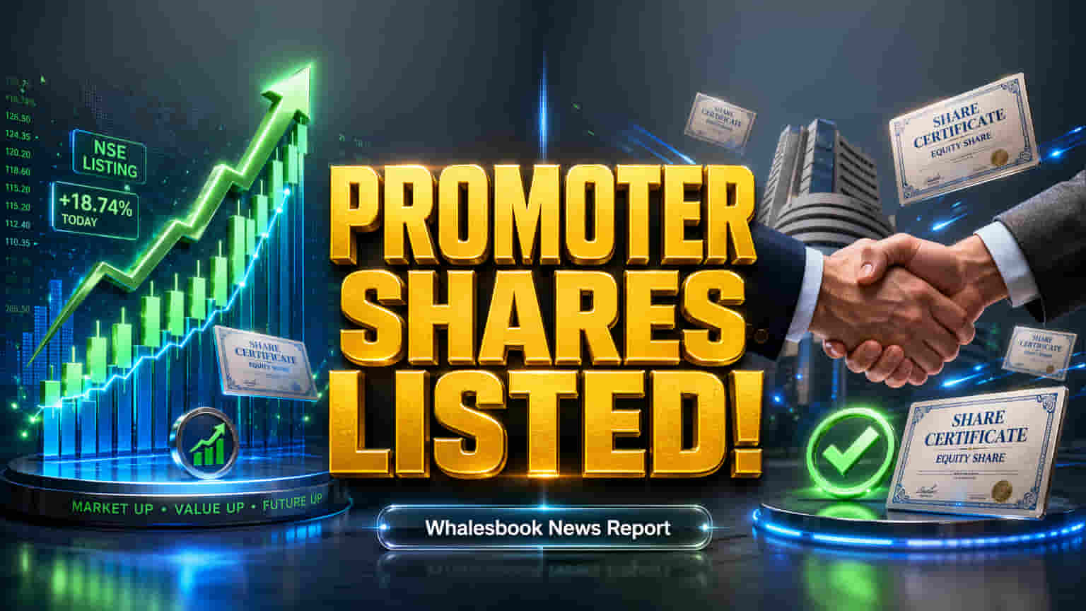 BSE, NSE Clear Vaswani Industries' 16 Lakh Promoter Shares for Trading