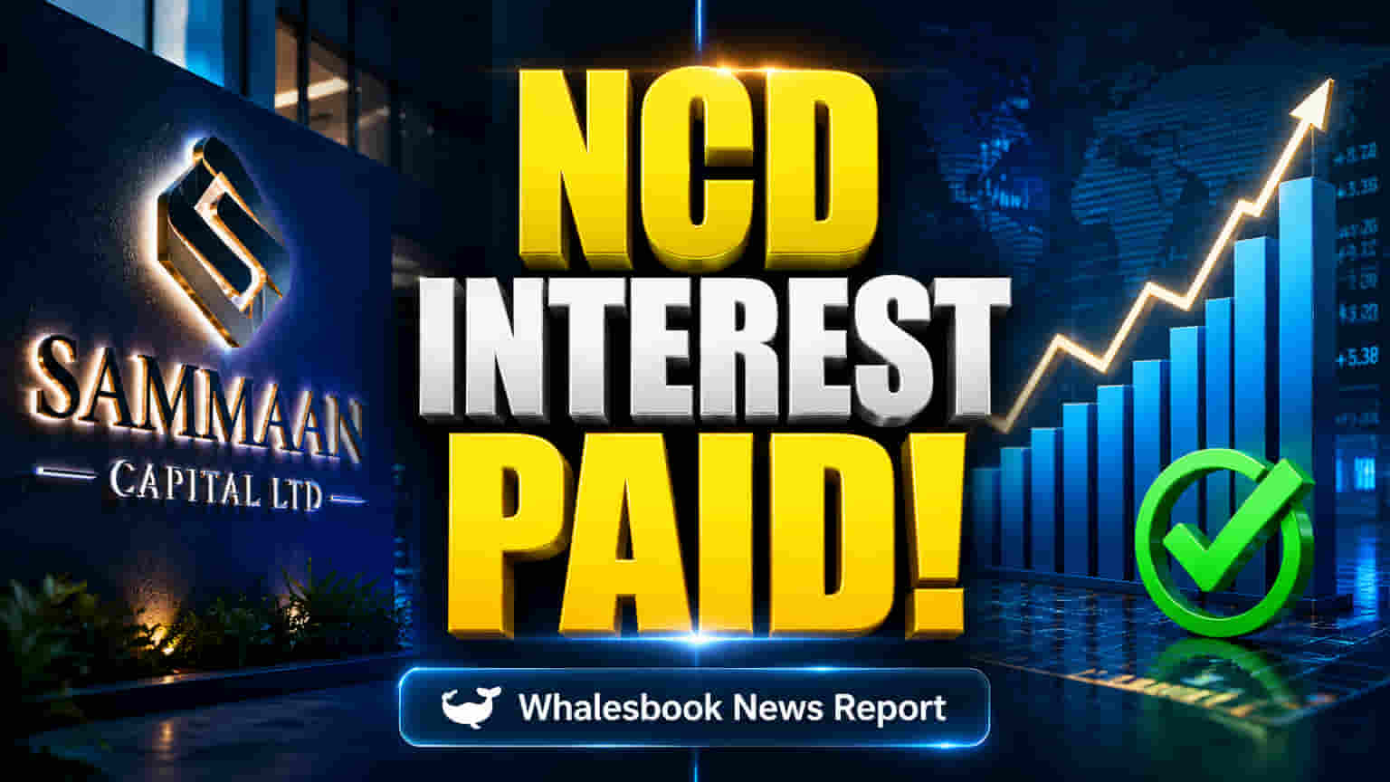 Sammaan Capital: ₹55.31 लाखांचे NCD व्याज वेळेवर दिले, सेबी नियमांचे पालन पूर्ण