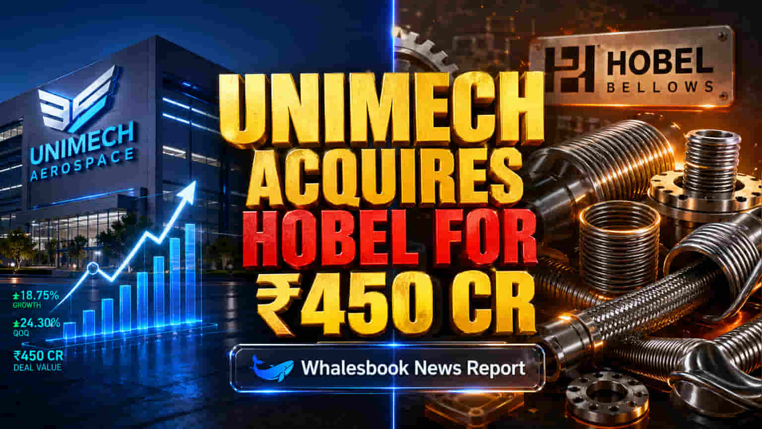 Unimech Aerospace चा मोठा डाव! Hobel Bellows ₹450 कोटींमध्ये विकत घेतली, इंजिनिअरिंग पोर्टफोलिओत भरारी