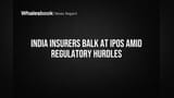 India Insurers Delay IPOs Amid New Regulatory Uncertainty