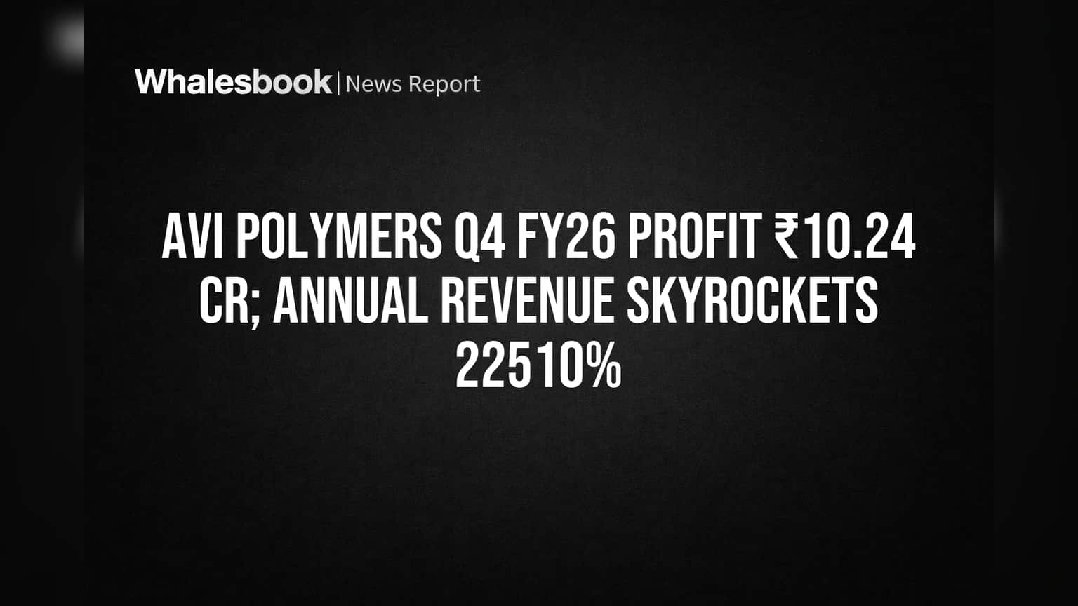 AVI Polymers: कंपनीची तुफानी वाढ, पण ऑडिटर्सचा इशारा चिंतेचा