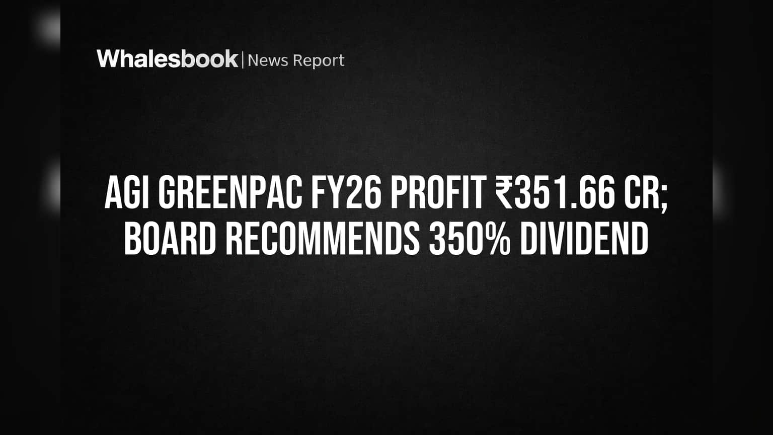 Agi Greenpac Share Price: गुंतवणूकदारांना दिवाळीची भेट! कंपनीने जाहीर केला **350%** डिव्हिडंड, नफ्यात मोठी वाढ