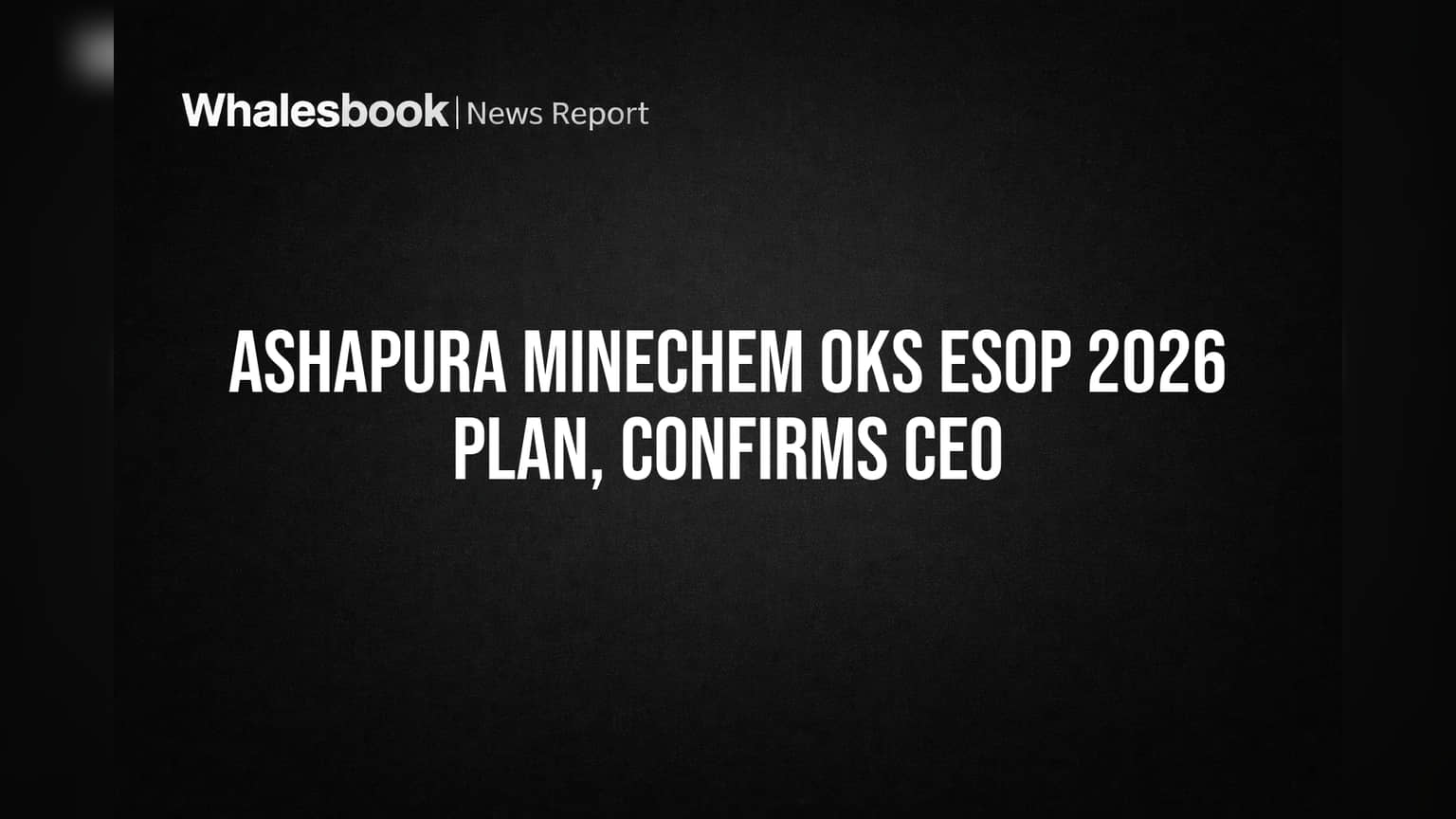 Ashapura Minechem Share Price: गुंतवणूकदारांकडून ESOP 2026 ला मोठी मंजूरी, CEO हेमुल शाह यांची पुन्हा नियुक्ती