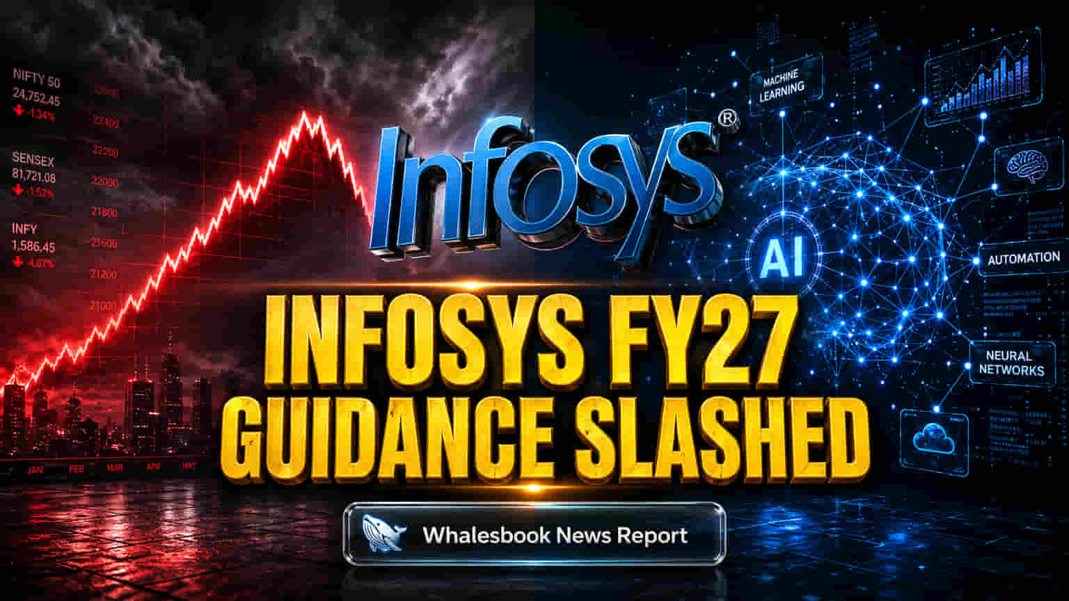 Infosys Reports 3.1% FY26 Growth; FY27 Revenue Forecast Cut to 1.5-3.5%