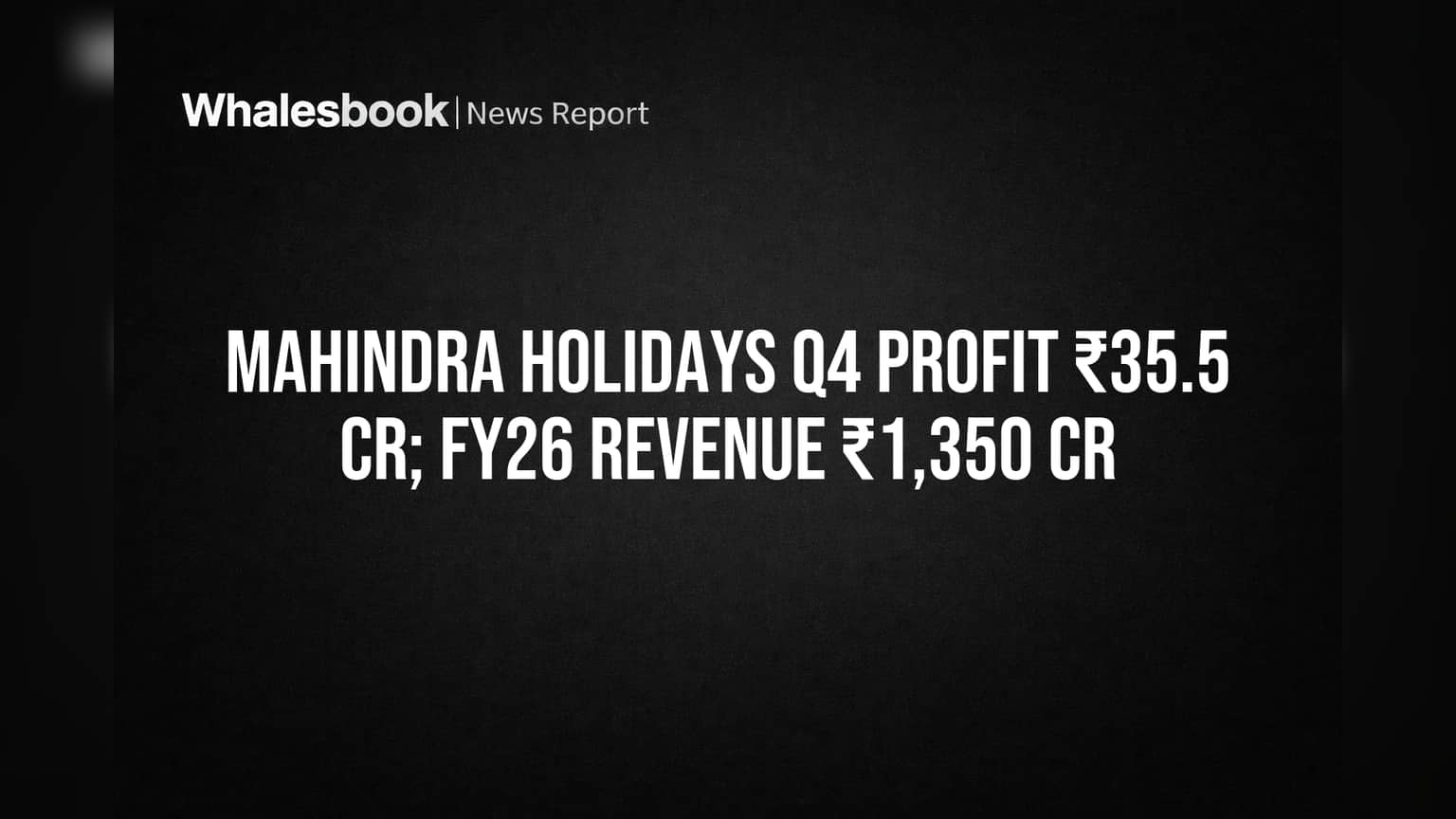 Mahindra Holidays Share: லாபத்தில் அதிரடி ஏற்றம்! 4வது காலாண்டில் 15.8% வளர்ச்சி!