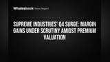Supreme Industries Share: லாபம் பல மடங்கு உயர்ந்தது, ஆனால் இந்த கேள்விகள் எழுகின்றன!