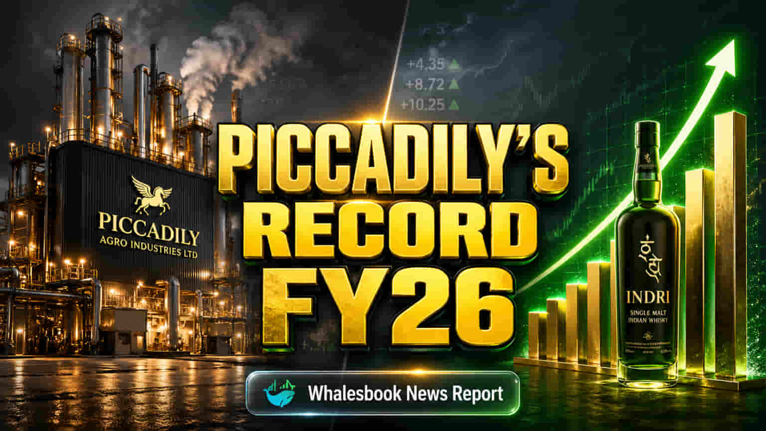 Piccadily Agro चा शेअर तेजीत! FY26 मध्ये नफा **33%** वाढला, उत्पन्न **28%** ने झेपावले