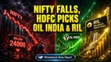 Nifty 50 Price: **24,000** ke neeche? Par Oil India, Reliance Industries ne bhagaaya share price!