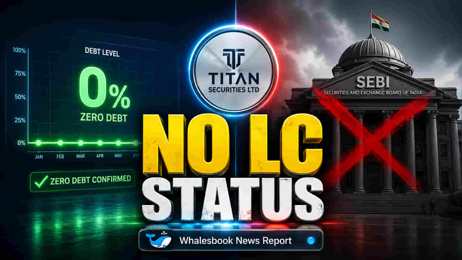 Titan Securities: मोठी बातमी! सेबीच्या 'लार्ज कॉर्पोरेट' लिस्टमधून सुटका, कंपनी पूर्णपणे कर्जमुक्त