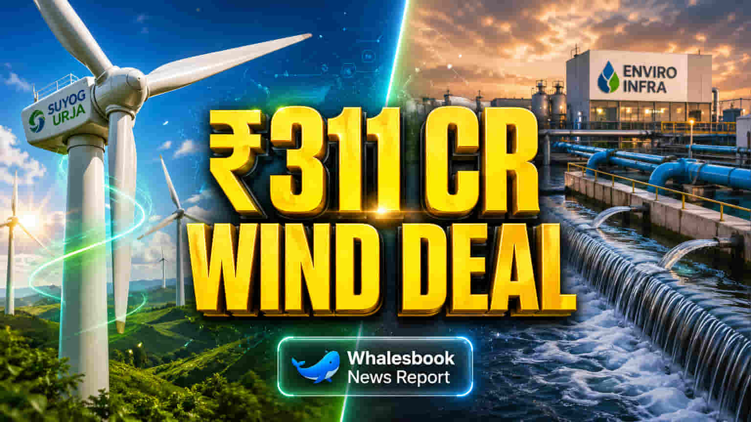 Enviro Infra Acquires Wind Firm Suyog Urja for ₹311 Cr, Boosts Renewables