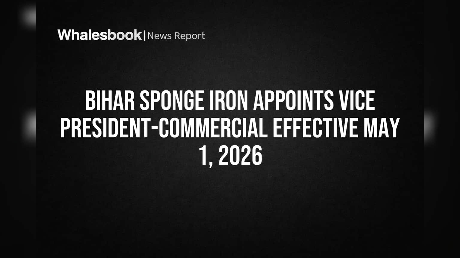 Bihar Sponge Iron Share: व्यावसायिक वाढीसाठी 'या' अनुभवी अधिकाऱ्याची वर्णी, कंपनीच्या शेअर्सवर लक्ष