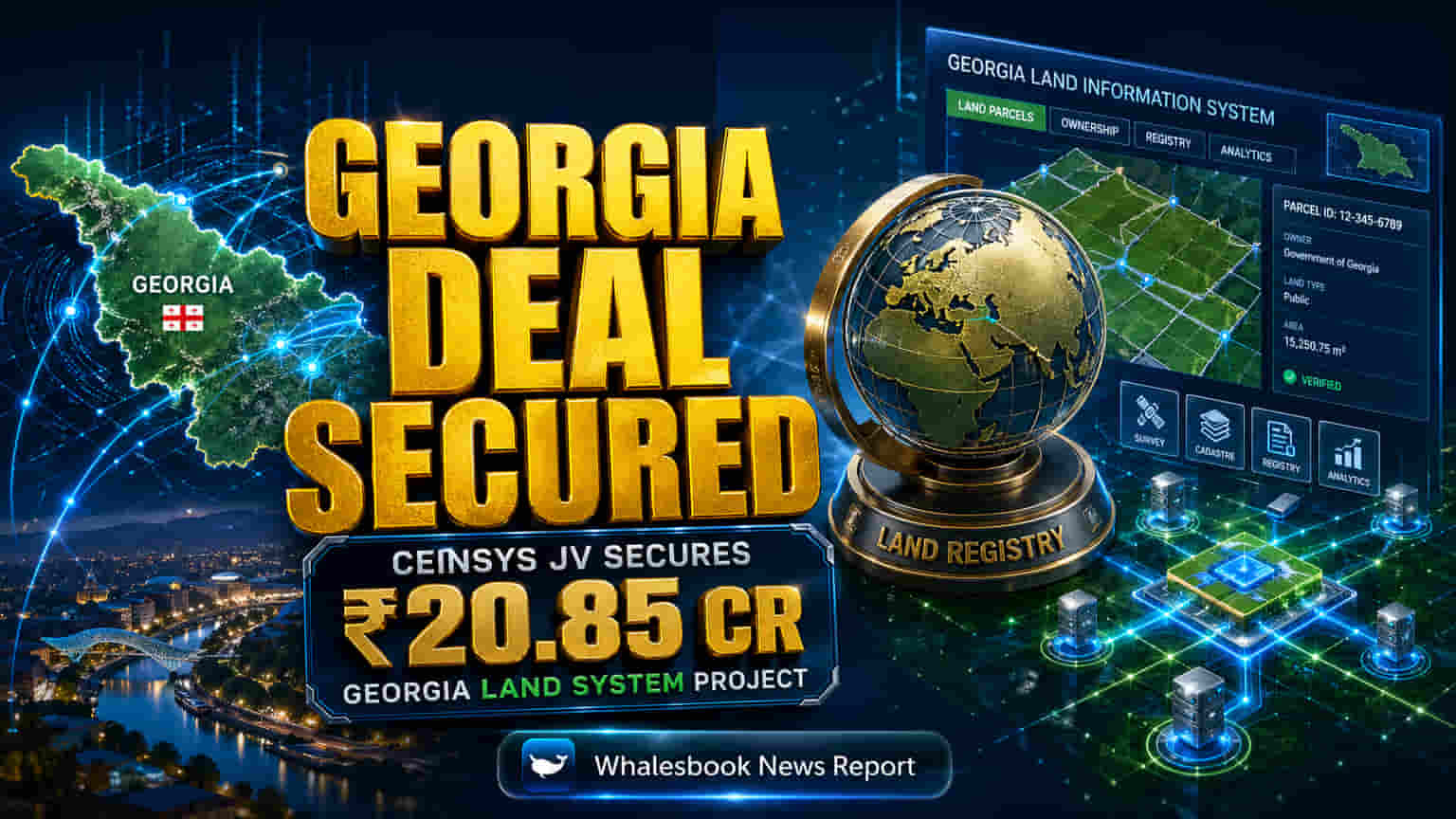 Ceinsys JV Wins ₹20.85 Cr Georgia Land Information System Contract