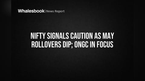 Nifty May Rollovers Drop, Signaling Caution; ONGC & KPIT Lead Stock Activity