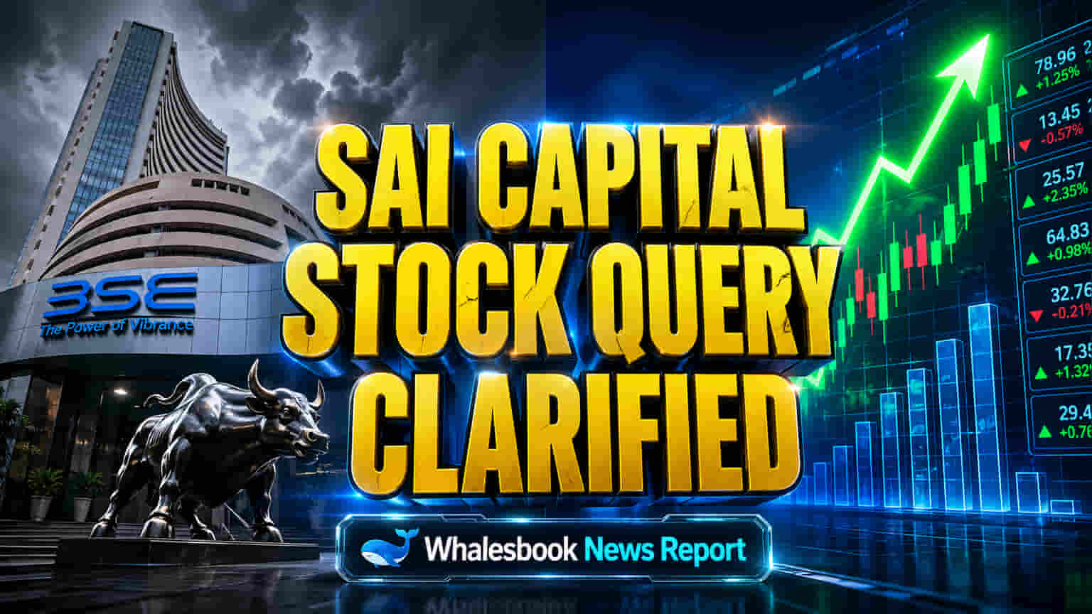 Sai Capital Share Price: अचानक तेजीचे कारण स्पष्ट! कंपनीने BSE ला दिली माहिती