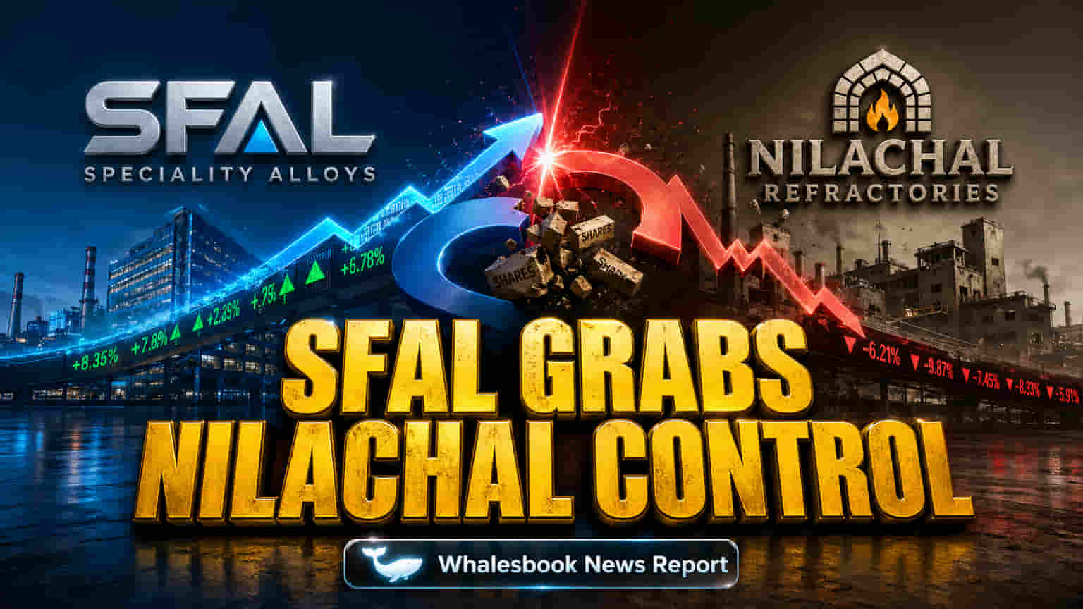 SFAL Speciality Alloys ने Nilachal Refractories ला घेतले ताब्यात; शेअर बाजारातून बाहेर काढण्याची तयारी!