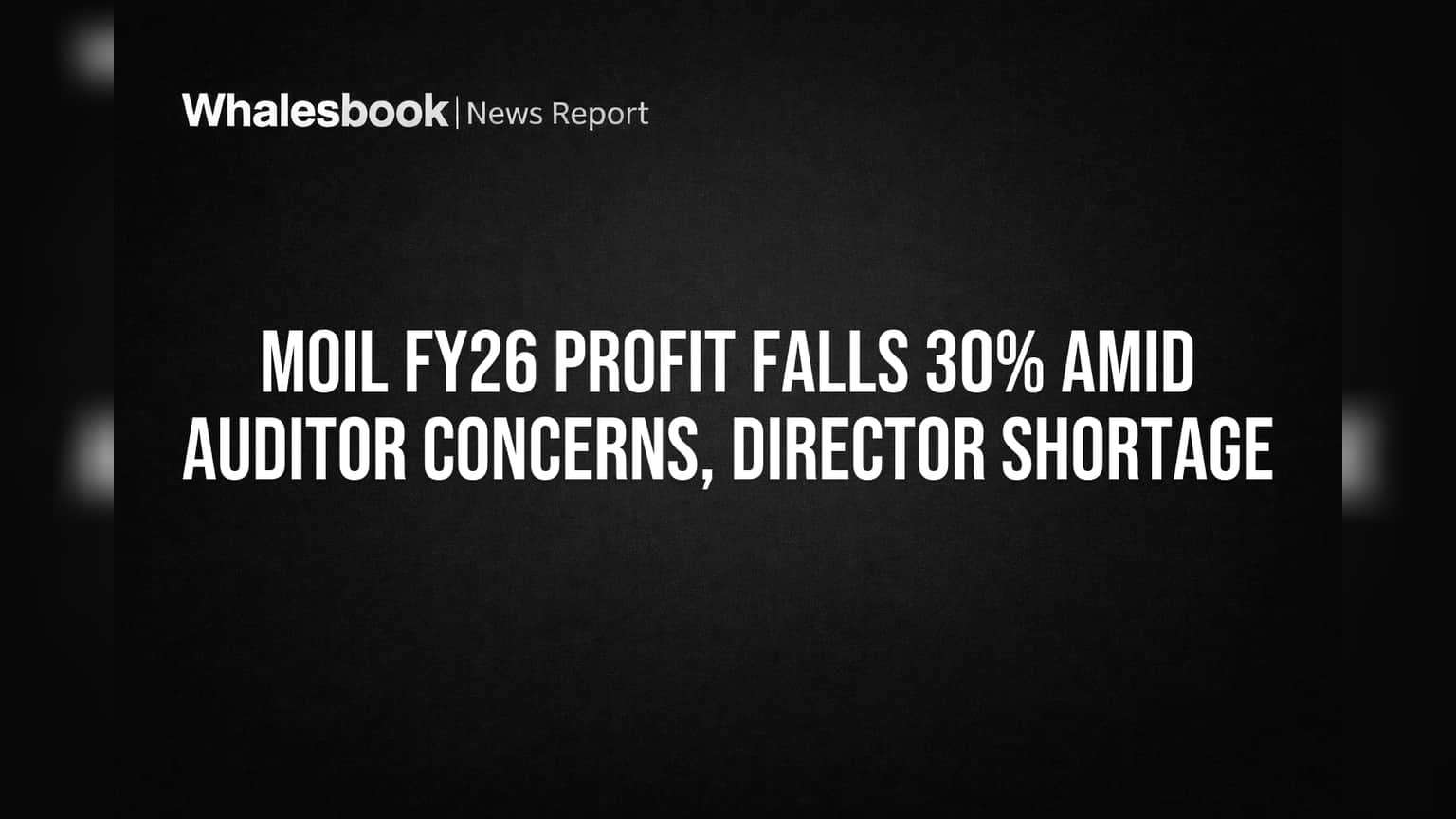 MOIL Limited: कमाई घसरली, अकाउंट्स आणि बोर्डाच्या नियमांवरून कंपनी अडचणीत?