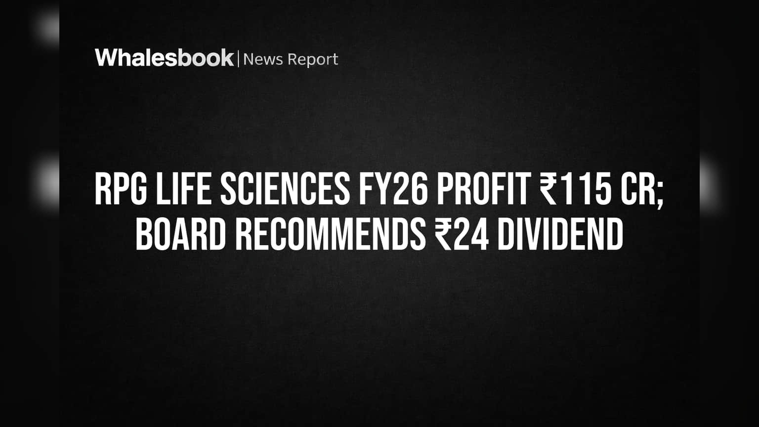 RPG Life Sciences Share: ₹115 கோடி லாபம், ₹24 டிவிடெண்ட் அறிவிப்பு! ஆனால் ஆடிட்டர் எச்சரிக்கை?