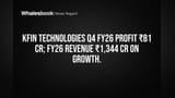 KFintech FY26 Revenue ₹1,343.93 Cr, Profit ₹343.71 Cr on Acquisition Boost