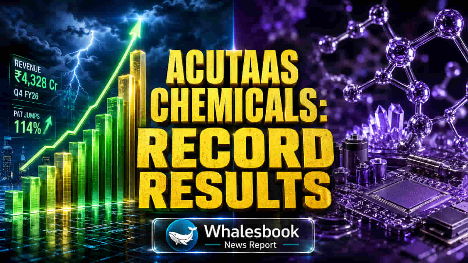 Acutaas Chemicals: ਕੰਪਨੀ ਦੇ ਨਤੀਜੇ ਜਾਰੀ! Q4 ਵਿੱਚ PAT **114%** ਵਧਿਆ, ਬਣੇ ਰਿਕਾਰਡ ਮਾਰਜਿਨ