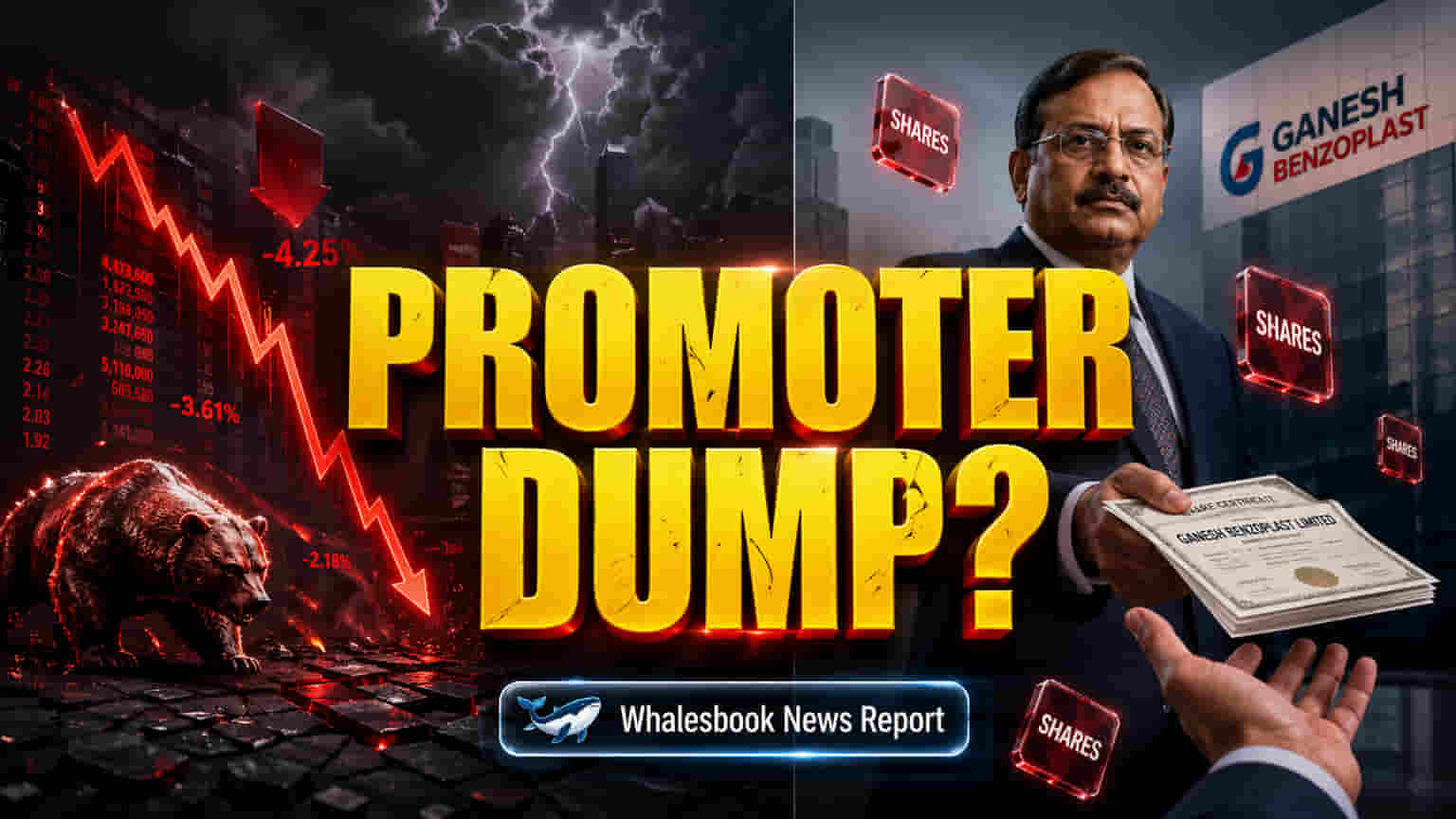 Anil Kumar Dedhia Sells 1.5 Lakh Ganesh Benzoplast Shares