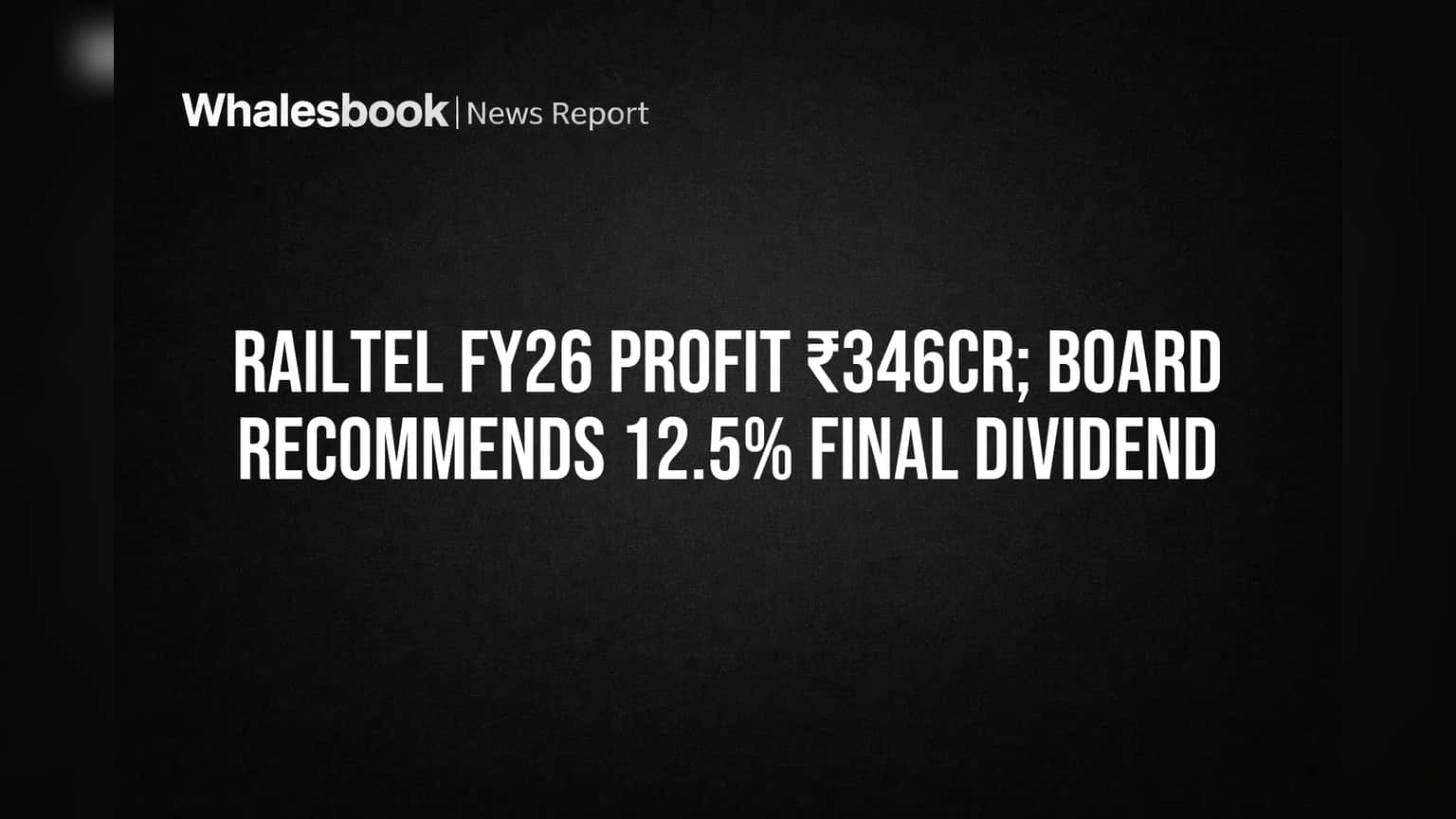 RailTel Share Price: रेल्वेच्या या कंपनीने छापले 'इतके' कोटी, गुंतवणूकदारांना मिळणार भरघोस डिव्हिडंड!
