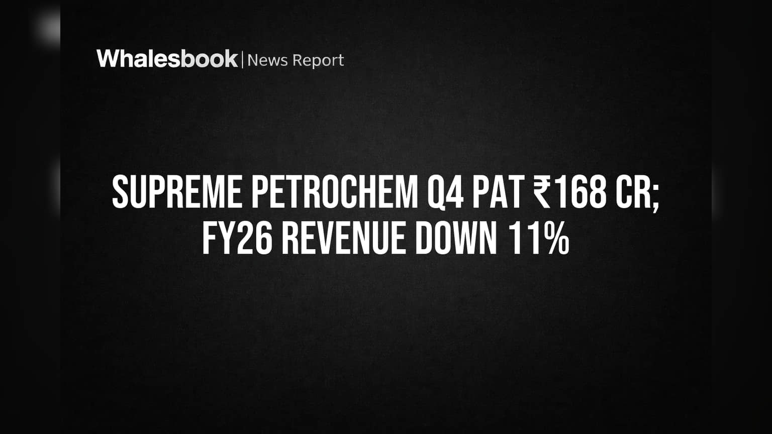 Supreme Petrochem: Q4 मध्ये शानदार नफा, पण प्लांटमधील बिघाडामुळे वर्षातील कमाई घटली