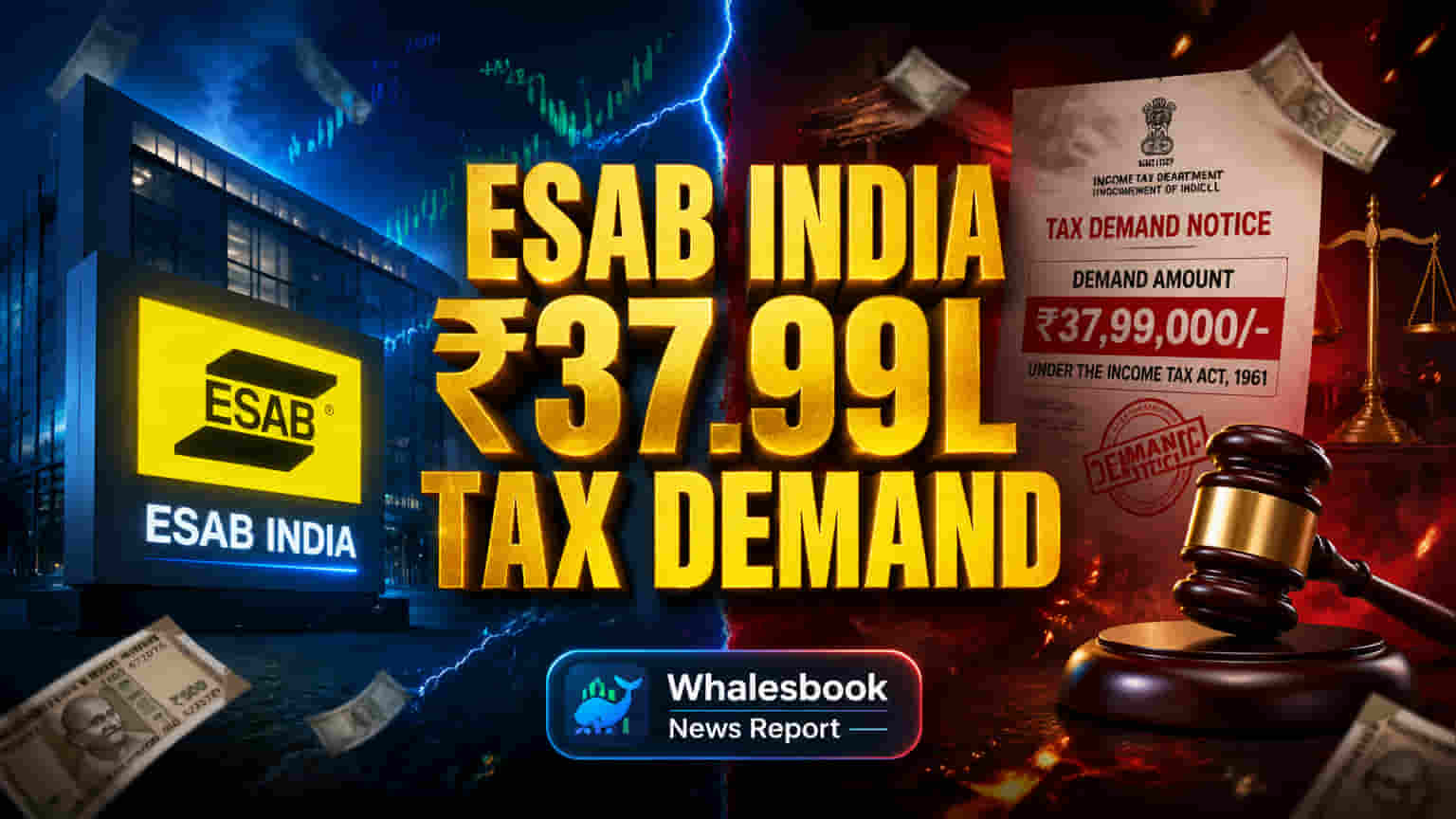 Esab India Share Price: ₹37.99 લાખનો ટેક્સ ડિમાન્ડ નોટિસ, કંપની કરશે અપીલ!