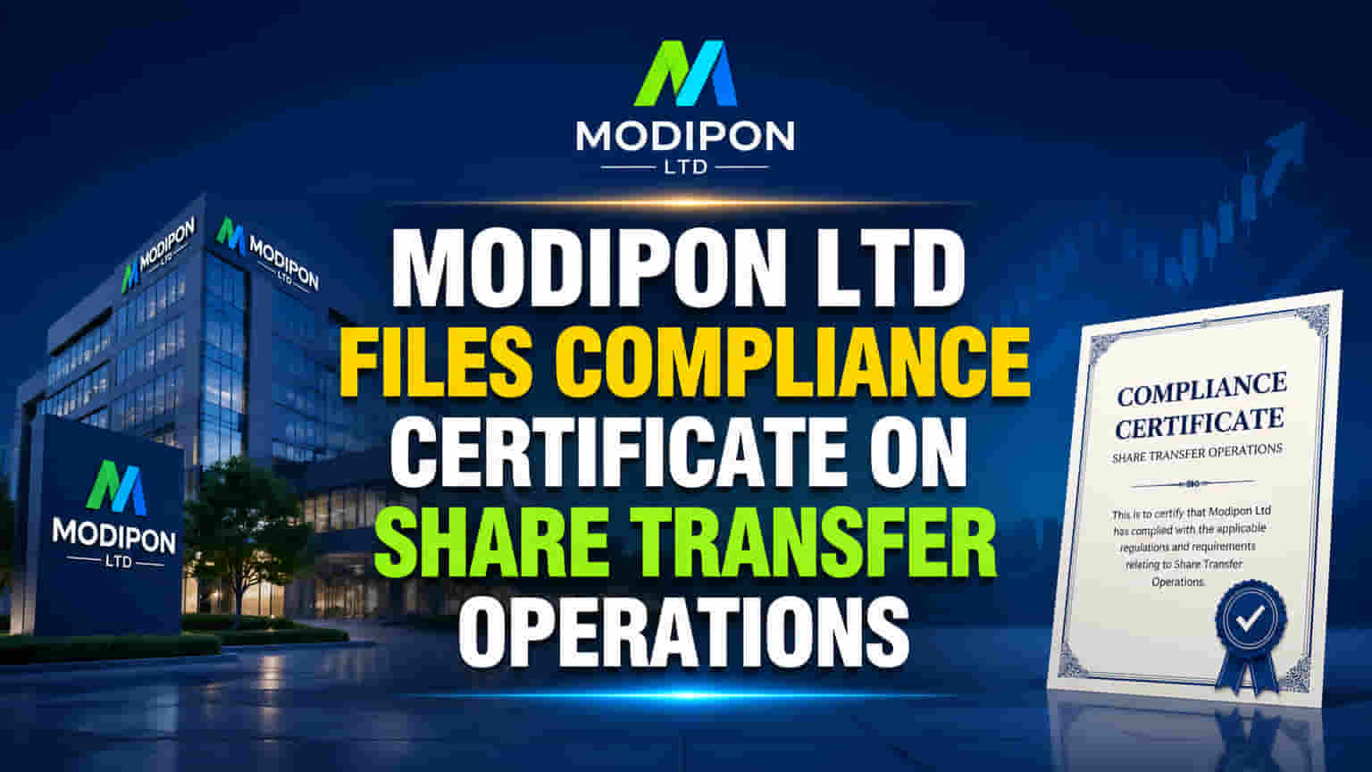 Modipon Confirms All Share Transfers Met 15-Day Deadline in Filing