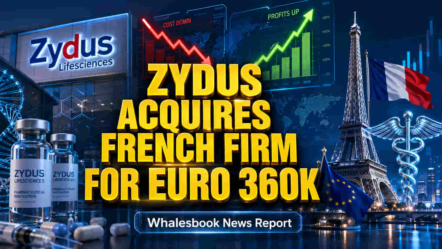 Zydus Lifesciences Buys French Distributor for €360,000 to Cut Costs