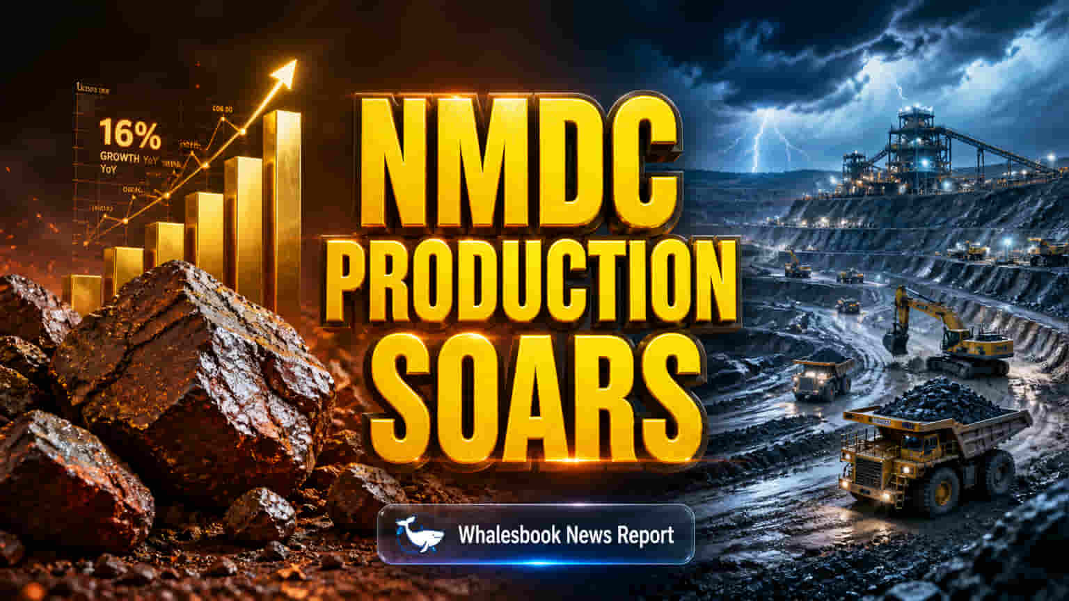 NMDC Share Price: ਲੋਹਾ ਬੋਲਿਆ! ਅਪ੍ਰੈਲ 'ਚ ਪ੍ਰੋਡਕਸ਼ਨ **16%** ਵਧੀ, ਸਾਲਾਨਾ ਰਿਕਾਰਡ ਵੀ ਪਾਰ