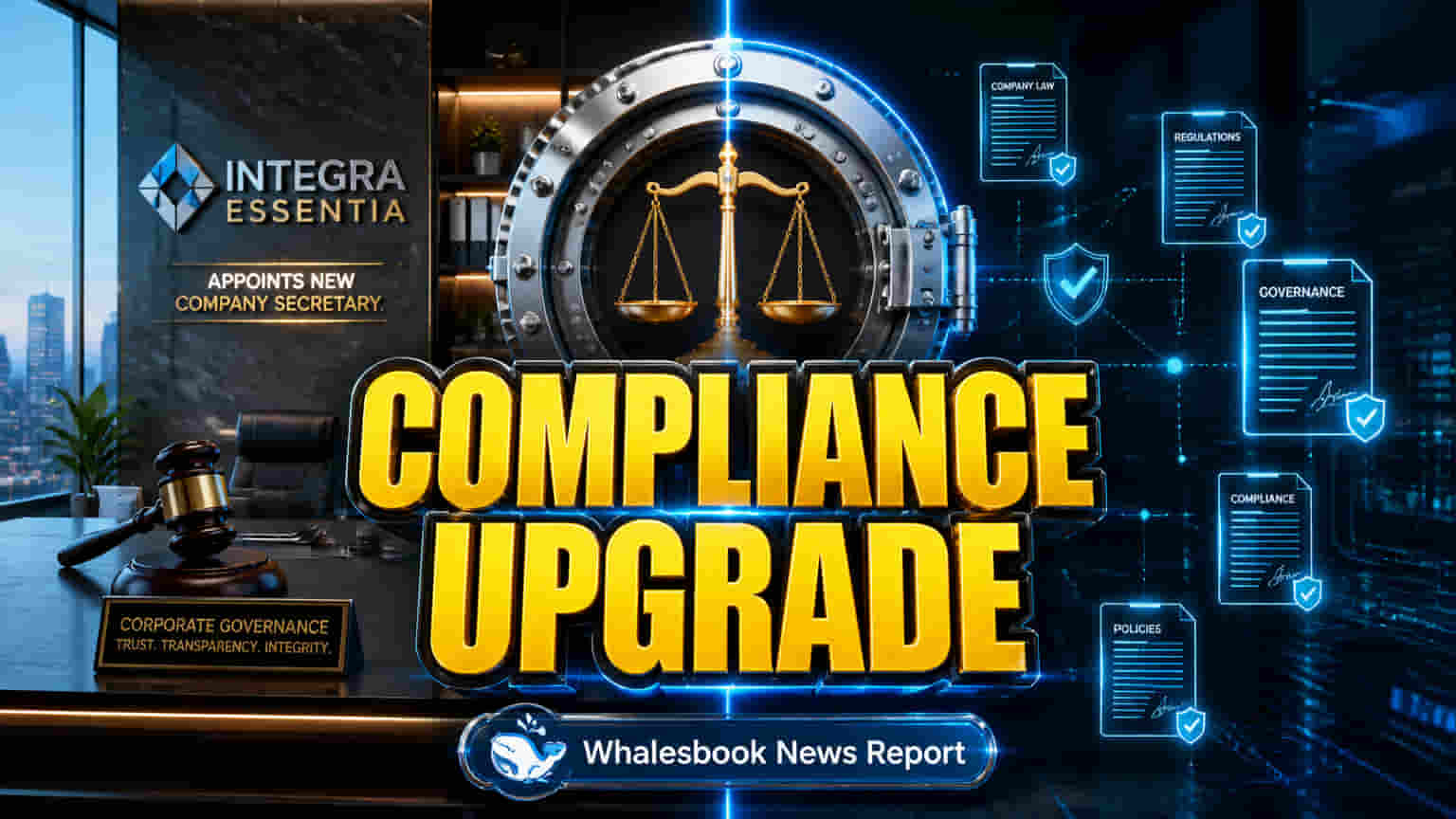 Integra Essentia Names Sandeep Somani Co. Sec. & Compliance Officer