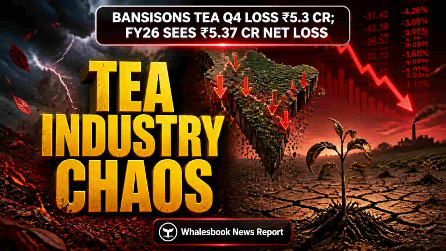Bansisons Tea: ₹5.37 ਕਰੋੜ ਦਾ ਭਾਰੀ ਨੁਕਸਾਨ! ਕੰਪਨੀ ਦੀ ਇਕਵਿਟੀ ਖਤਰੇ 'ਚ