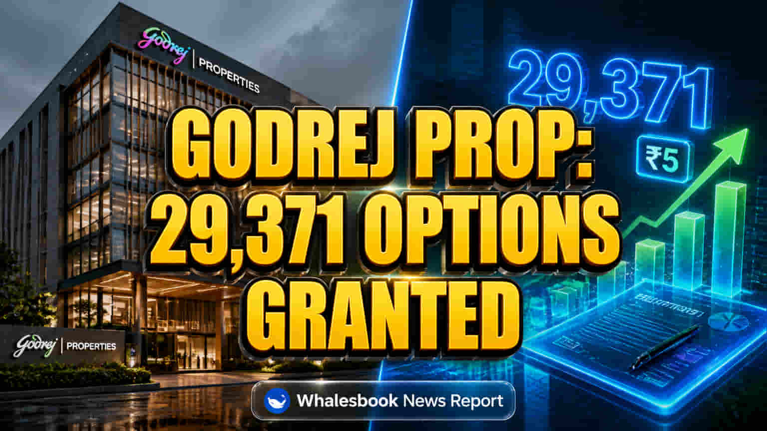 Godrej Properties Awards 29,371 Stock Options at ₹5 Exercise Price
