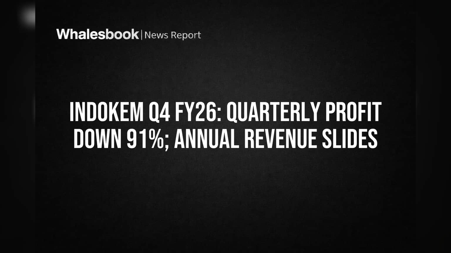 Indokem Q4 Profit Tumbles 91% as Revenue Falls, Debt Grows