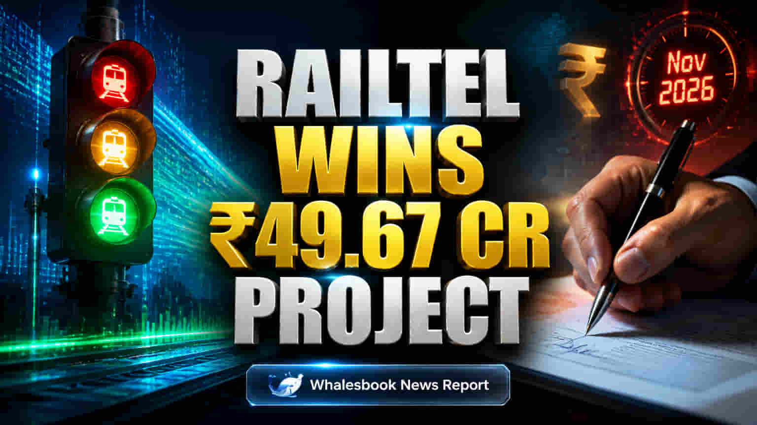 RailTel Bags ₹49.67 Crore Karnataka Traffic Project