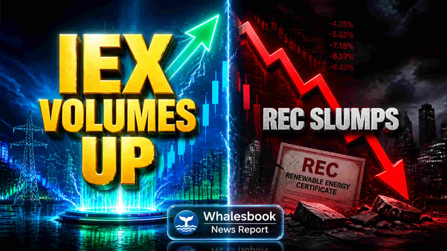 IEX ఏప్రిల్ లో దూకుడు! విద్యుత్ ట్రేడింగ్ **16.6%** పెరుగుదల.. REC లో పతనం