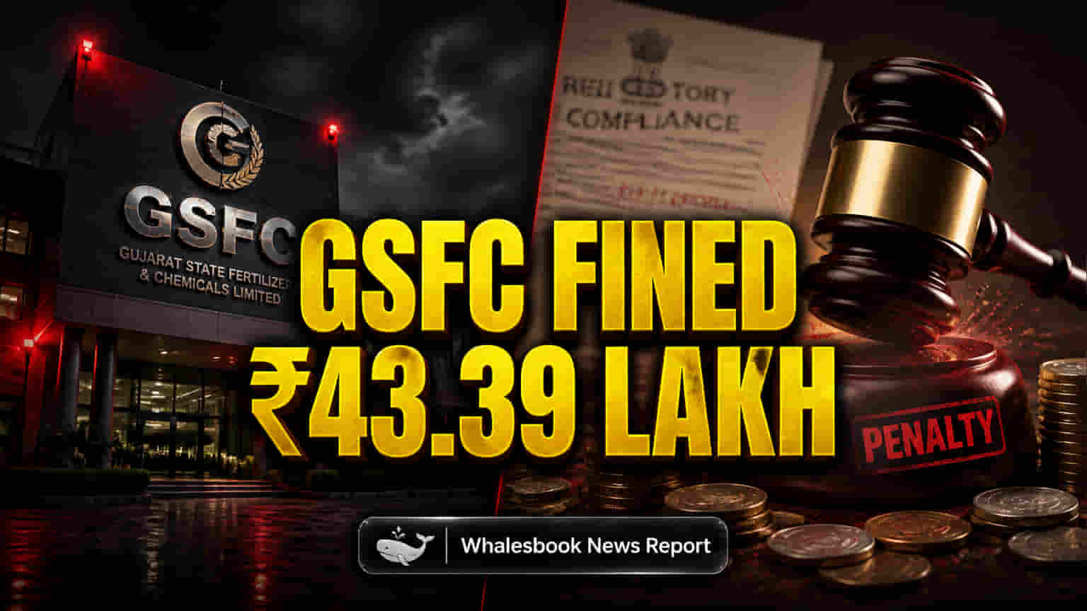 GSFC को लगा तगड़ा झटका! SEBI नियमों के उल्लंघन पर लगा ₹43 लाख से ज़्यादा का जुर्माना