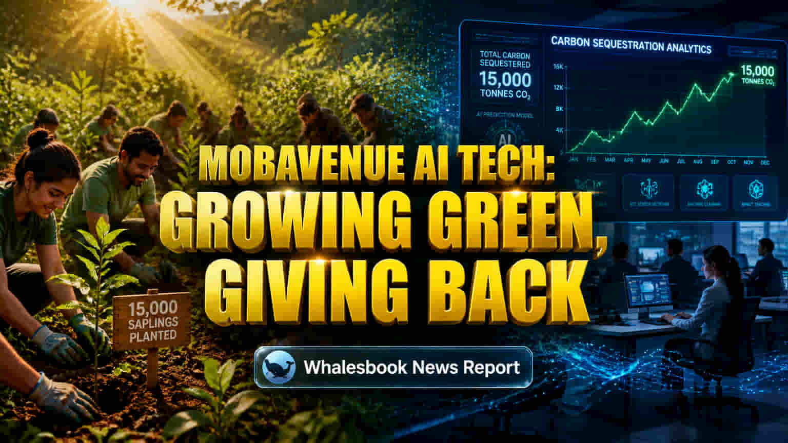 Mobavenue AI Tech's Subsidiary Plants 15,000 Trees, Aids Healthcare