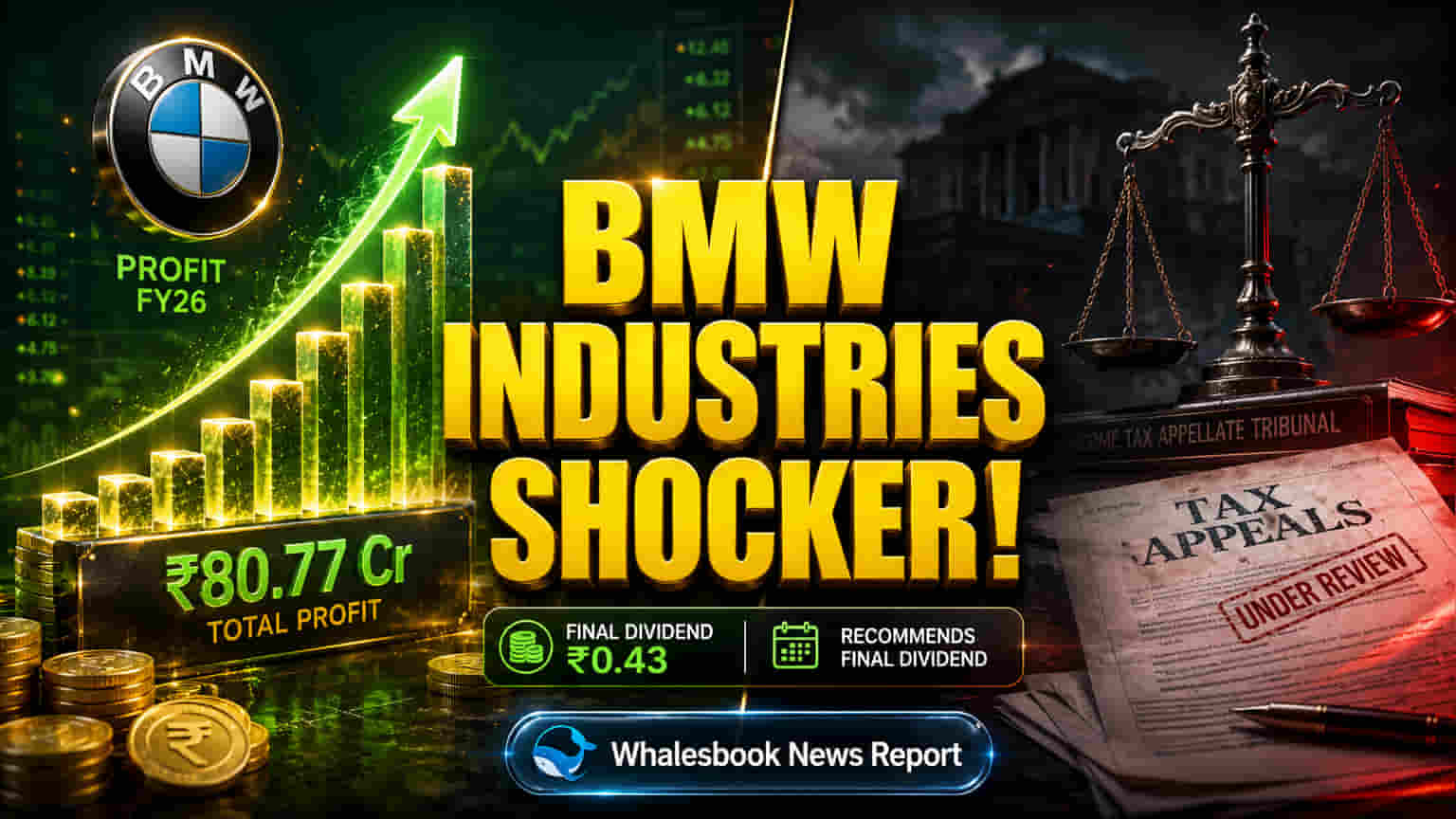 BMW Industries FY26 Profit ₹80.77 Cr, Proposes ₹0.43 Dividend Amid Tax Appeals