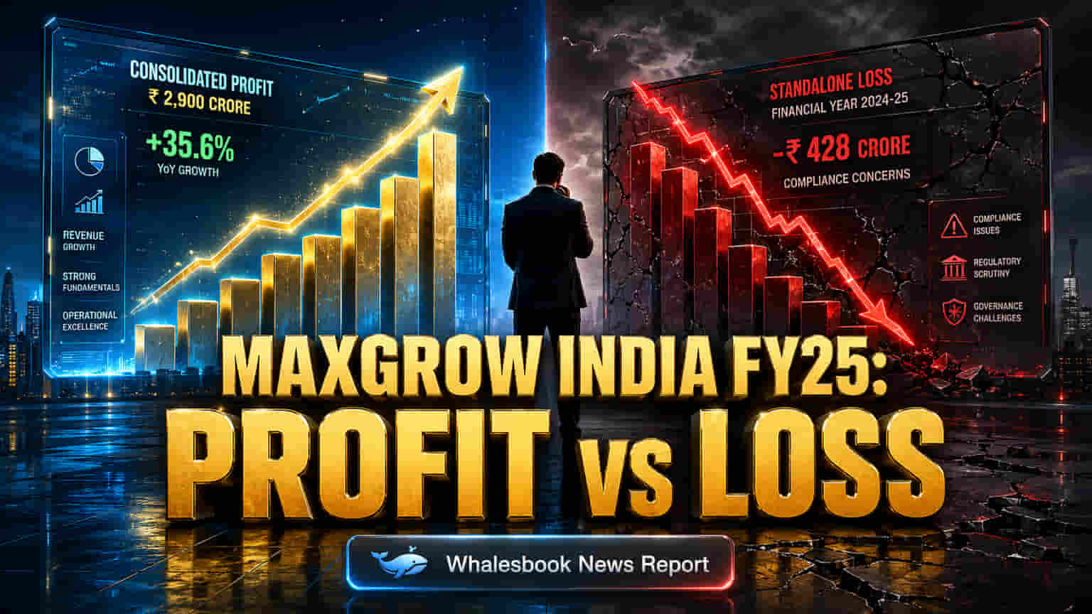 Maxgrow India FY25: ₹29.69 Cr Consolidated Profit, Standalone Loss Amid Compliance Drive