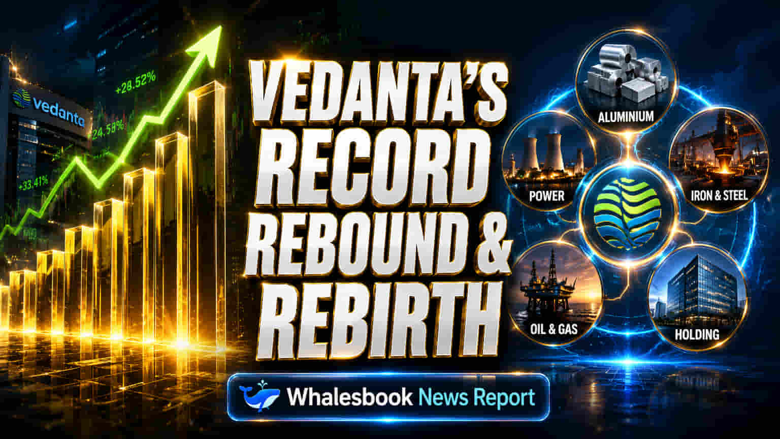 Vedanta Reports Record ₹174,075 Crore Revenue, Splits into 5 Units