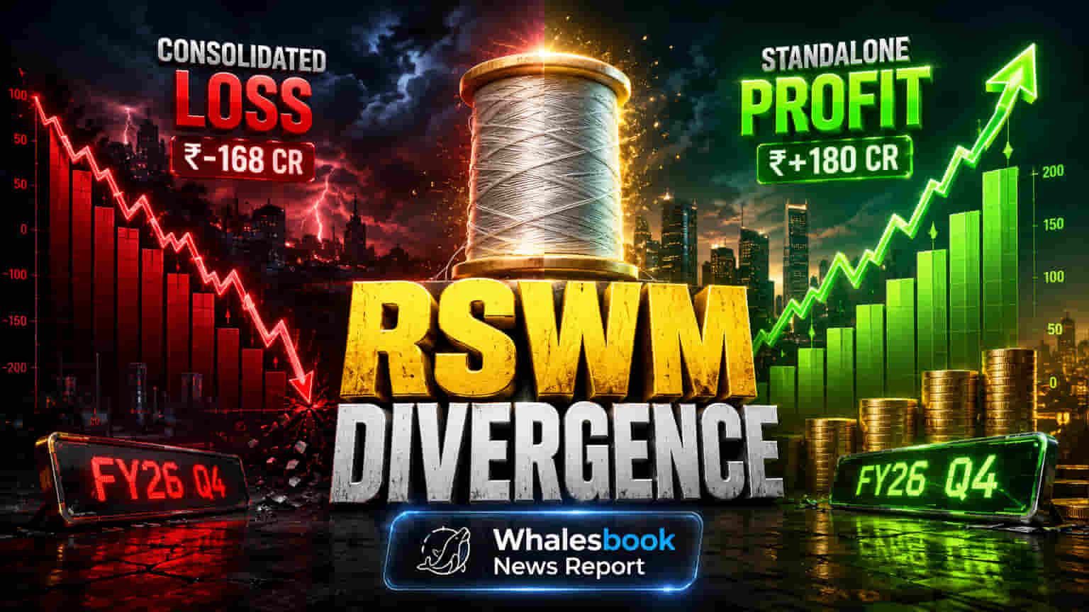 RSWM लिमिटेड: FY26 मध्ये स्टँडअलोन ₹52 कोटी नफा, पण एकत्रित ₹40 कोटी तोटा!