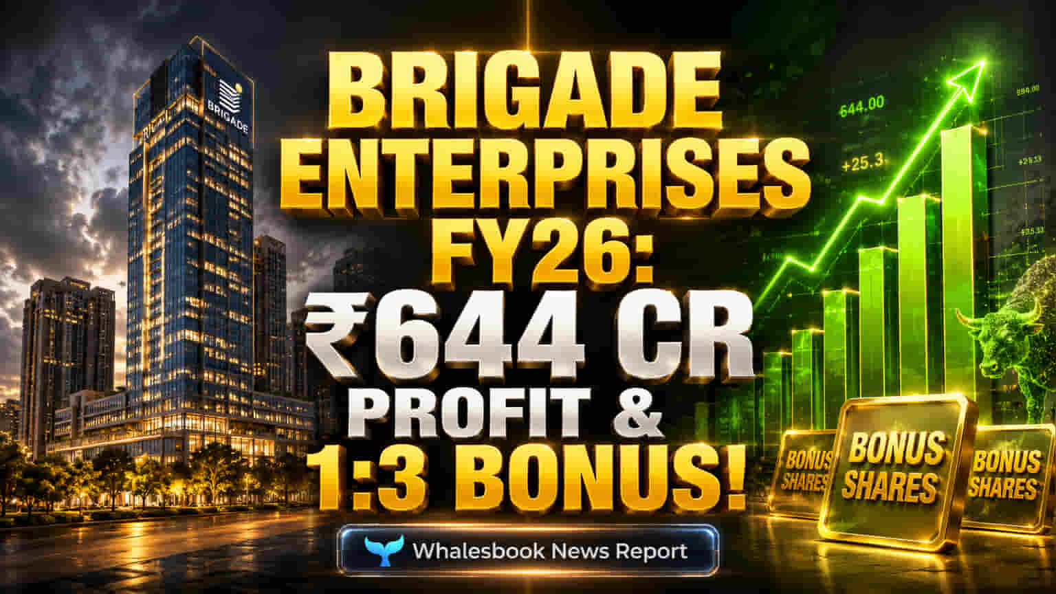 Brigade Enterprises Share Price: బంపర్ ప్రాఫిట్ తో పాటు బోనస్ ఇష్యూ.. ఇన్వెస్టర్లకు డబుల్ ధమాకా!